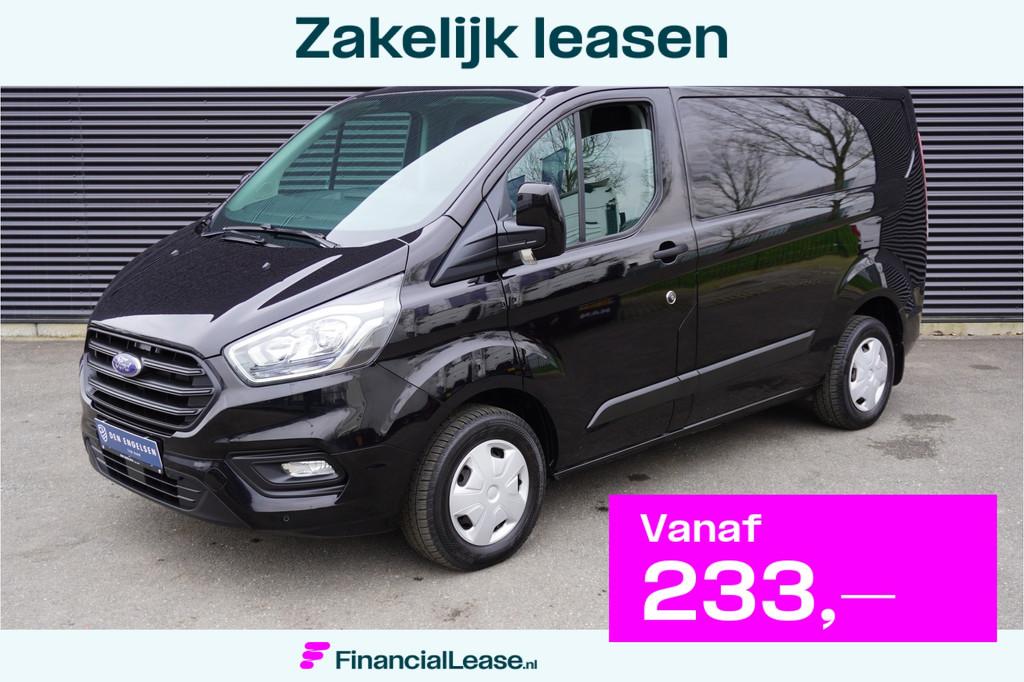 Ford Transit Custom 300 131pk L1H1 Trend Trekhaak Airco Crui, Voorwielaandrijving, 4 cilinders, 2500 kg, Zwart