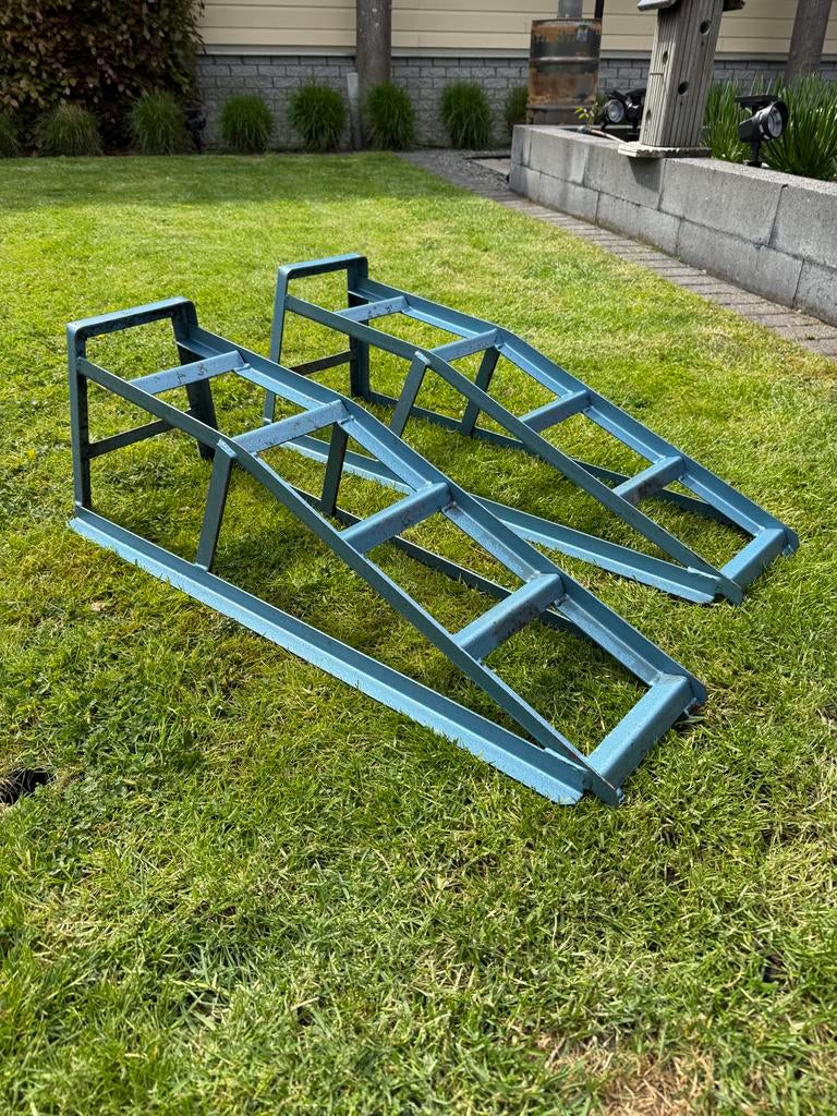 Opritbokken voor auto 1000 kg per bok, Ophalen of Verzenden, Gebruikt