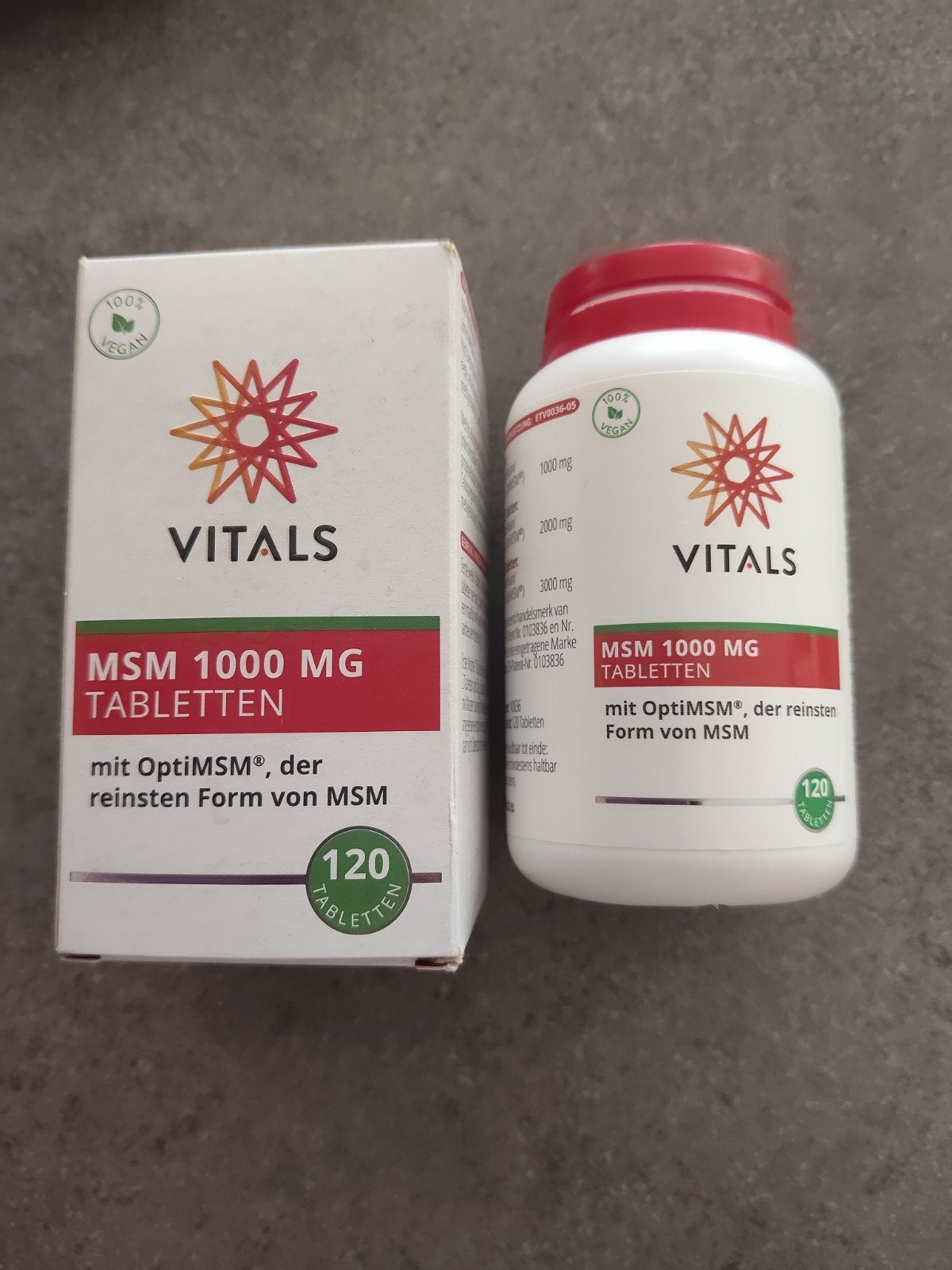 Vitals MSM 1000 MG Tabletten - bijna vol, Ophalen of Verzenden
