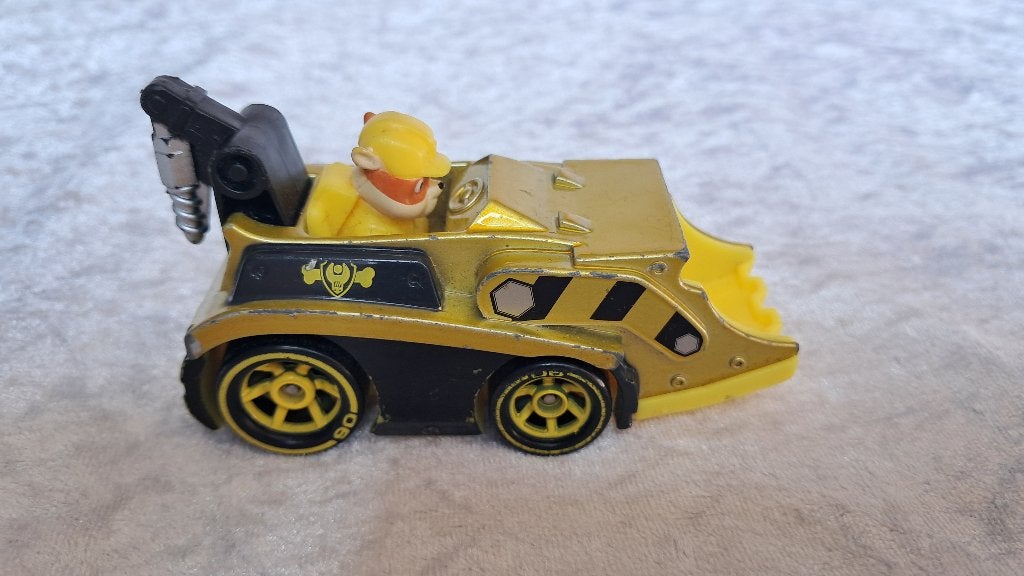 z.g.a.n. Rubble True Metal auto, Paw Patrol graafmachine, Ophalen of Verzenden, Zo goed als nieuw