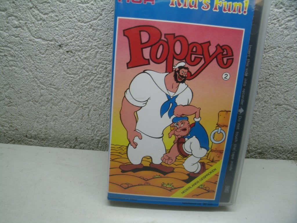 vhs 147a popeye ned gespr, Cd's en Dvd's, VHS | Kinderen en Jeugd, Alle leeftijden, Ophalen of Verzenden, Gebruikt