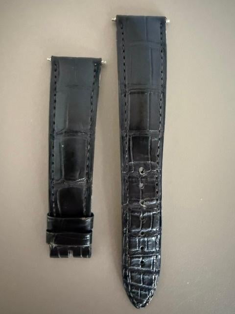 Izgst origineel Jaeger-LeCoultre alligator bruin bandje, Ophalen of Verzenden, Gebruikt