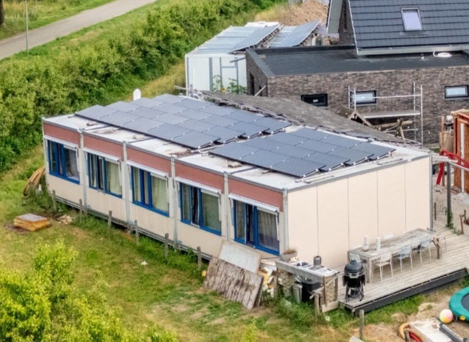 Woonunit 90m2 gasloos /bouwkeet/tijdelijke woning, Ophalen
