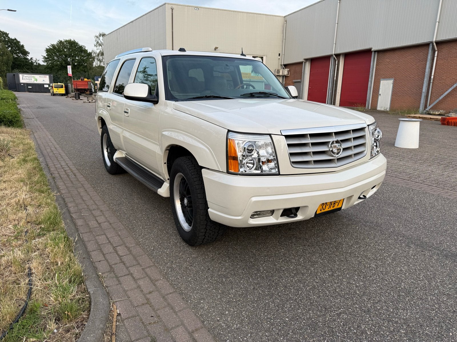 Cadillac Escalade 2004 Wit, Auto's, Cadillac, Escalade, Beige, Wit, Leder