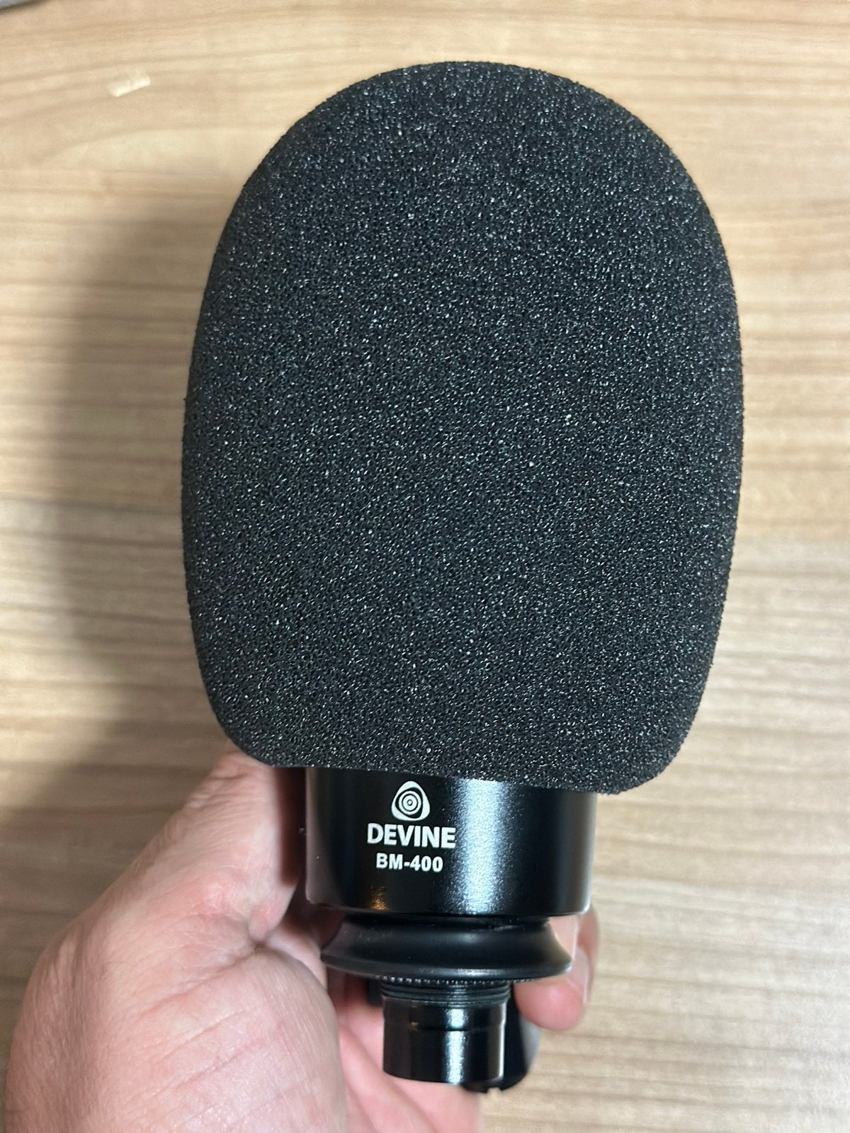 Devine BM-400 condensator microfoon, Muziek en Instrumenten, Microfoons, Ophalen, Zo goed als nieuw, Studiomicrofoon