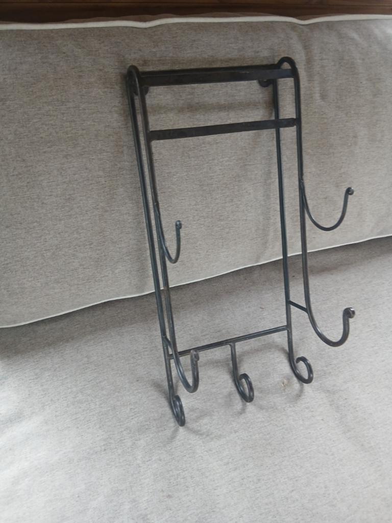 Brocant handdoeken rek, Ophalen of Verzenden, Metaal, Wandkapstok, Minder dan 100 cm