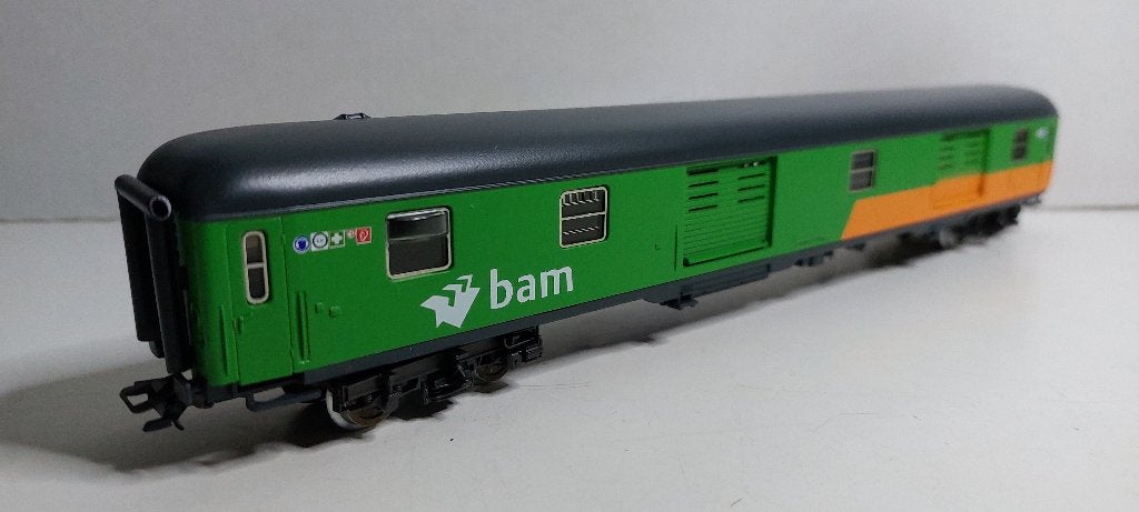 Bam Materiaal / Personeels Wagon **Nieuw** (09), Hobby en Vrije tijd, Wisselstroom, Ophalen of Verzenden, NS, Märklin