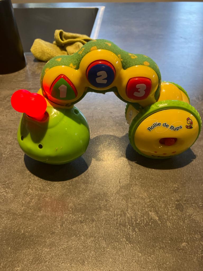 VTech Rollie de Rups met geluid, vormen en cijfers, Ophalen, Zo goed als nieuw, Overige typen, Met geluid