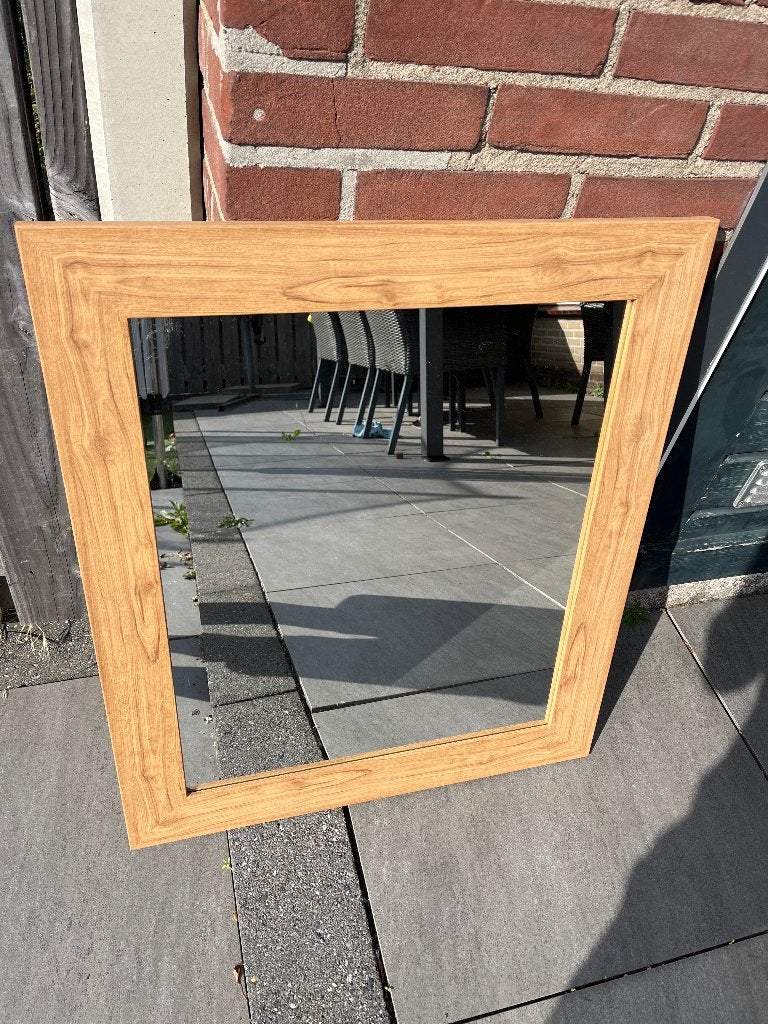 Spiegel, Ophalen, Zo goed als nieuw, Minder dan 100 cm, Rechthoekig