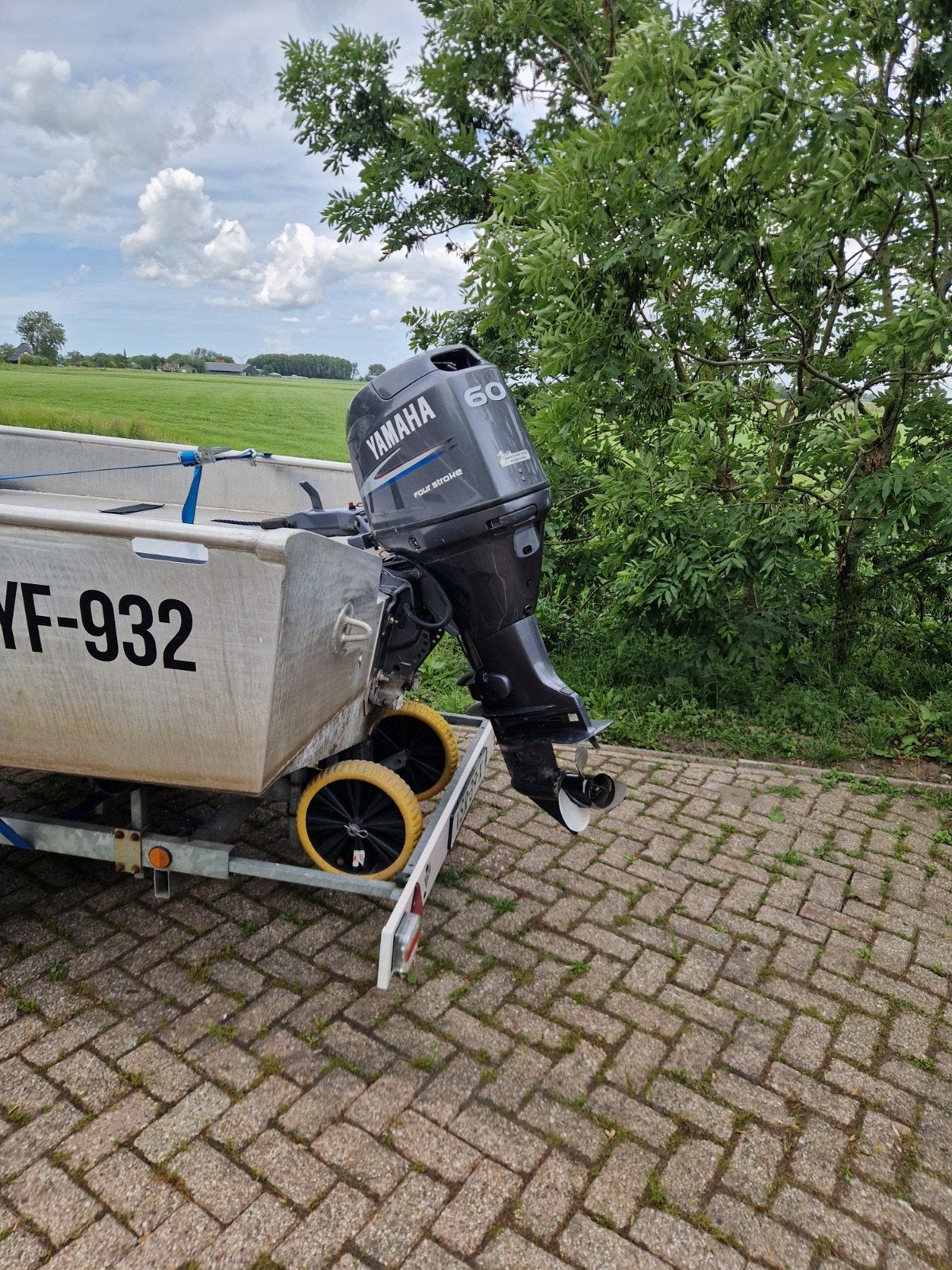 Yamaha 60pk 4-takt buitenboordmotor (2008), Watersport en Boten, Buiten- en Binnenboordmotoren, Ophalen, Gebruikt, Viertaktmotor
