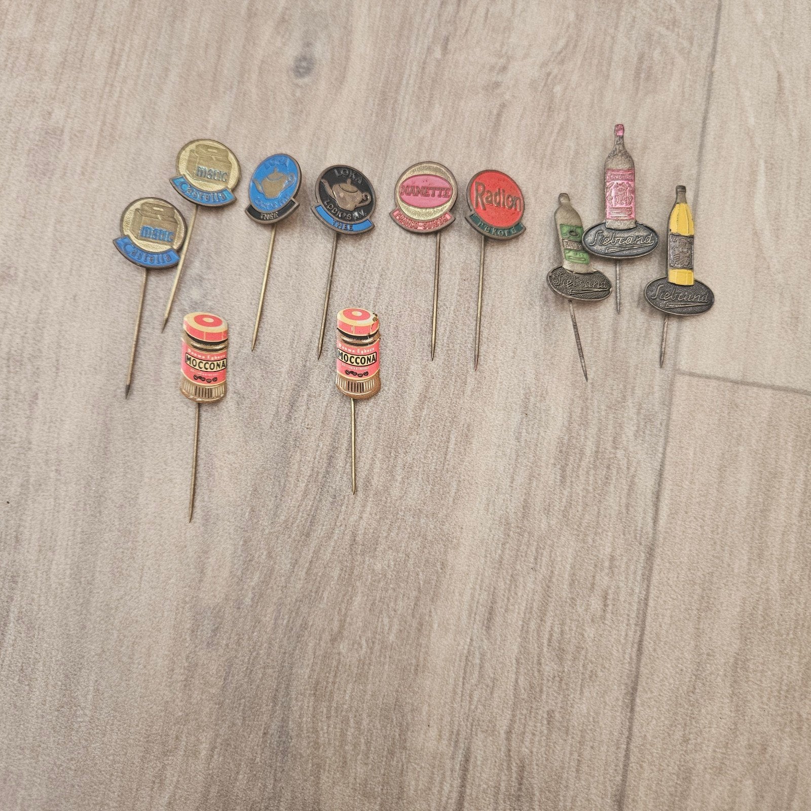 Vintage Speldjes Collectie: Koffie, Frisdrank & Meer, Ophalen of Verzenden, Gebruikt, Merk, Speldje of Pin