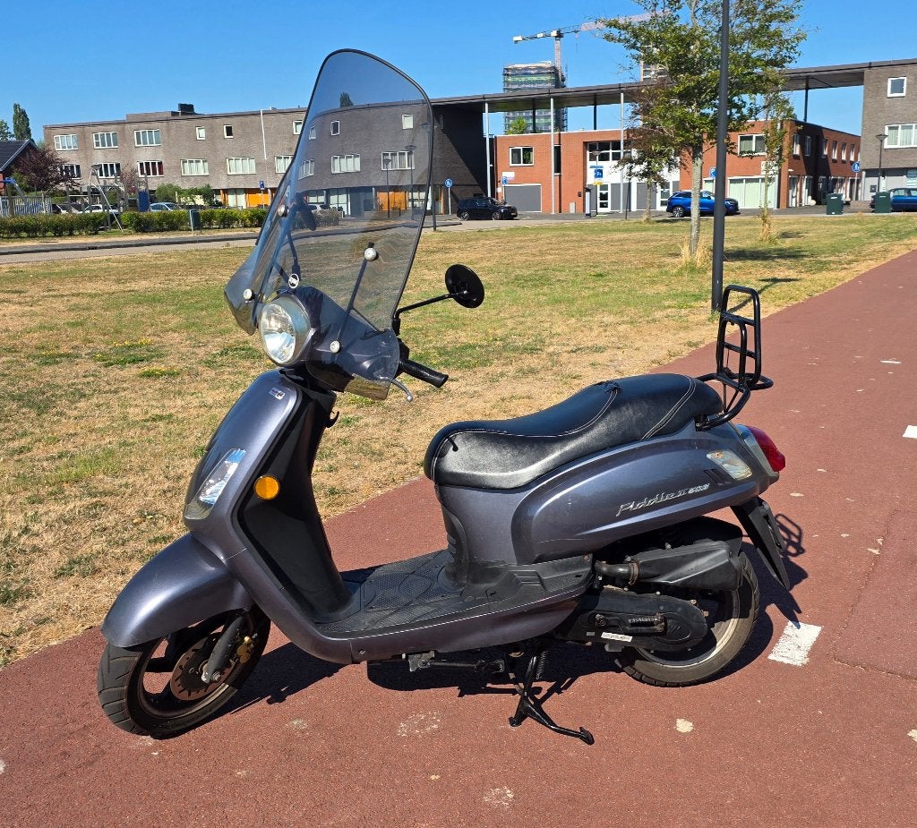 Sym Fiddle 2 uit 2019 blauw kenteken, Fietsen en Brommers, Scooters | SYM, Ophalen, Gebruikt, Benzine, Fiddle