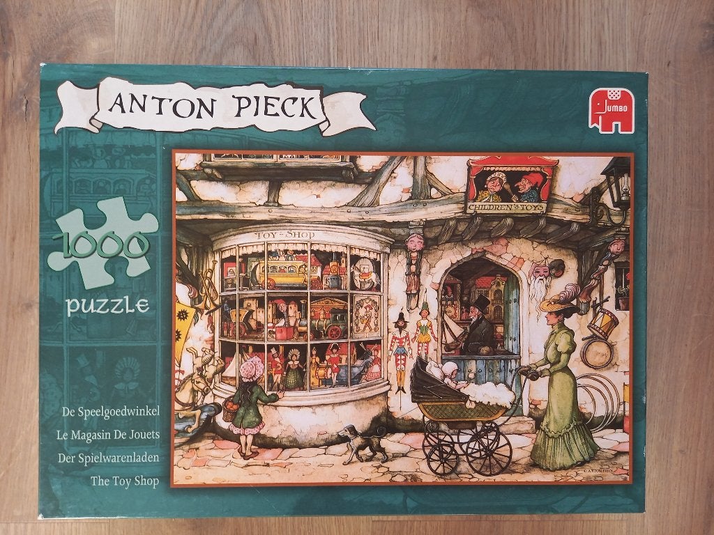Jumbo puzzel Anton Piek, Ophalen of Verzenden, 500 t/m 1500 stukjes, Zo goed als nieuw, Legpuzzel