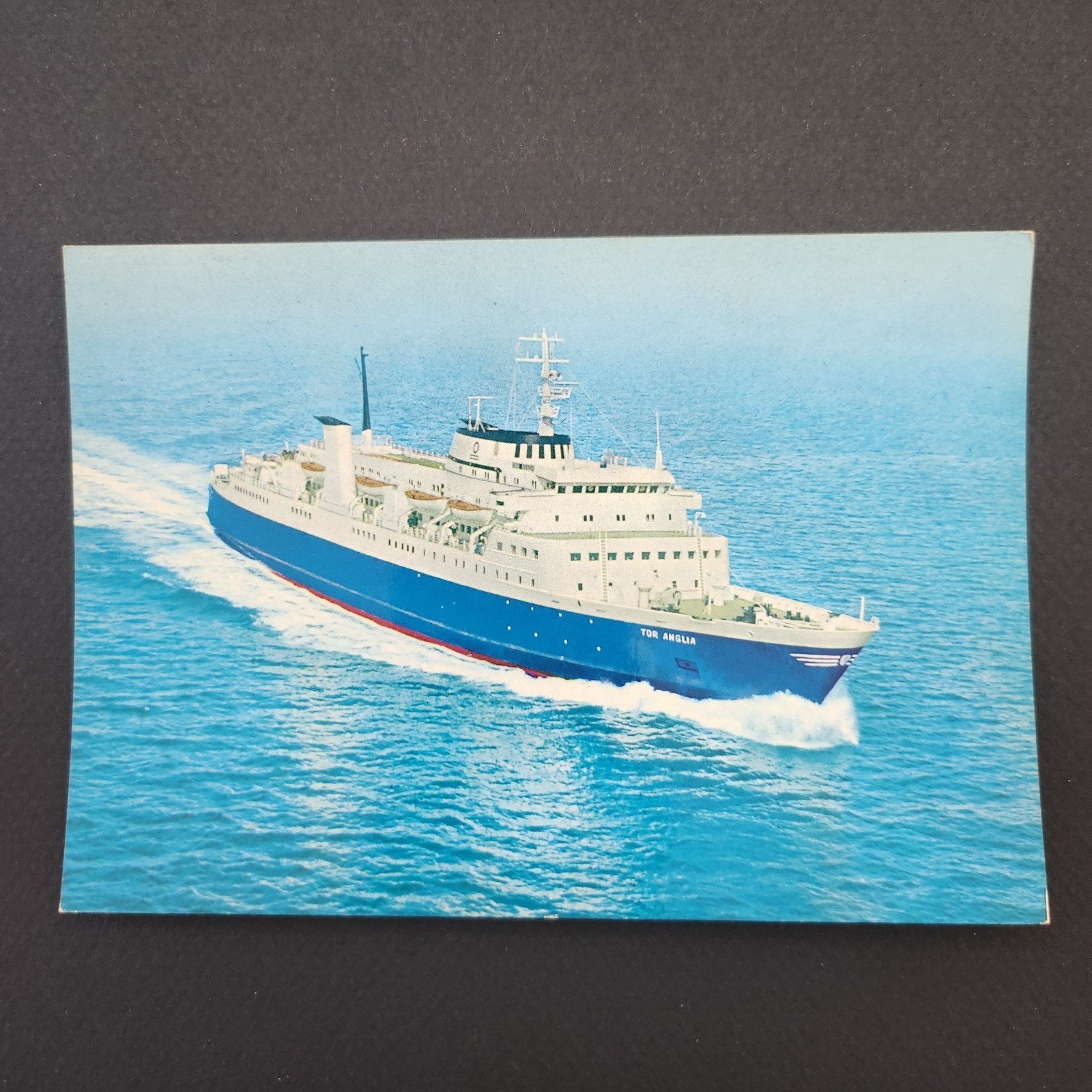 Ansichtkaart M/S Tor Anglia - Gebouwd 1966, Verzenden, 1960 tot 1980, Ongelopen