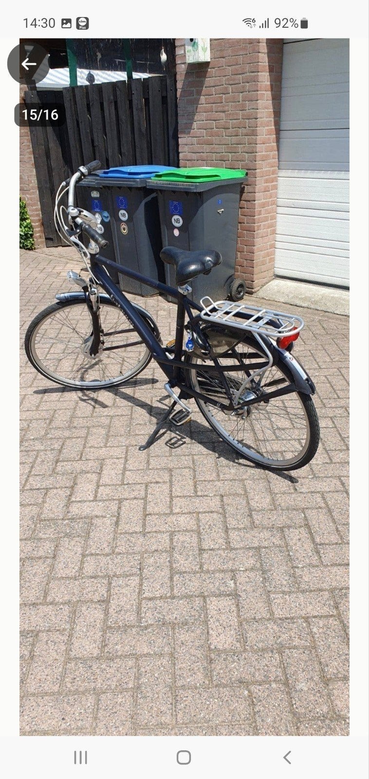 Batavus Mambo 7 Versnellingen frame maat 61 cm  mat zwart, Gebruikt, Versnellingen, Batavus, 56 cm of meer