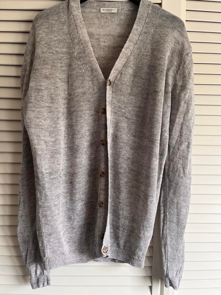 Suitsupply puur linnen vest, Ophalen of Verzenden, Zo goed als nieuw, Maat 48/50 (M), Grijs