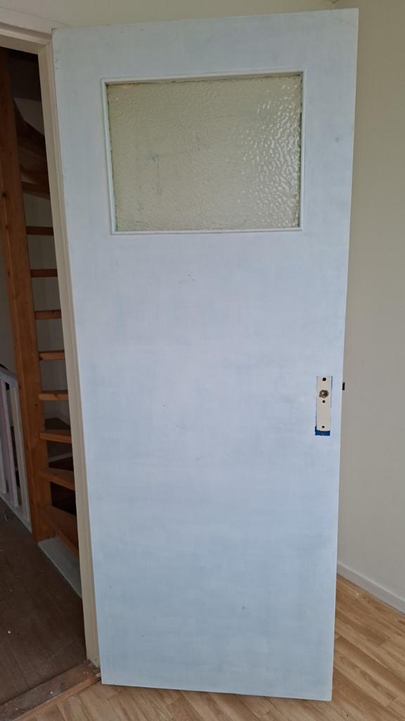 Gezocht 2 deuren met ruitjes., Gebruikt, Minder dan 80 cm, Binnendeur, Ophalen of Verzenden
