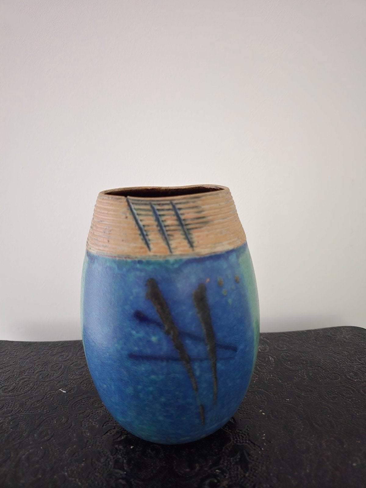 Prachtige design vaas Ed Meissenberg – Handgemaakt (2000) –, Antiek en Kunst, Antiek | Vazen, Ophalen of Verzenden