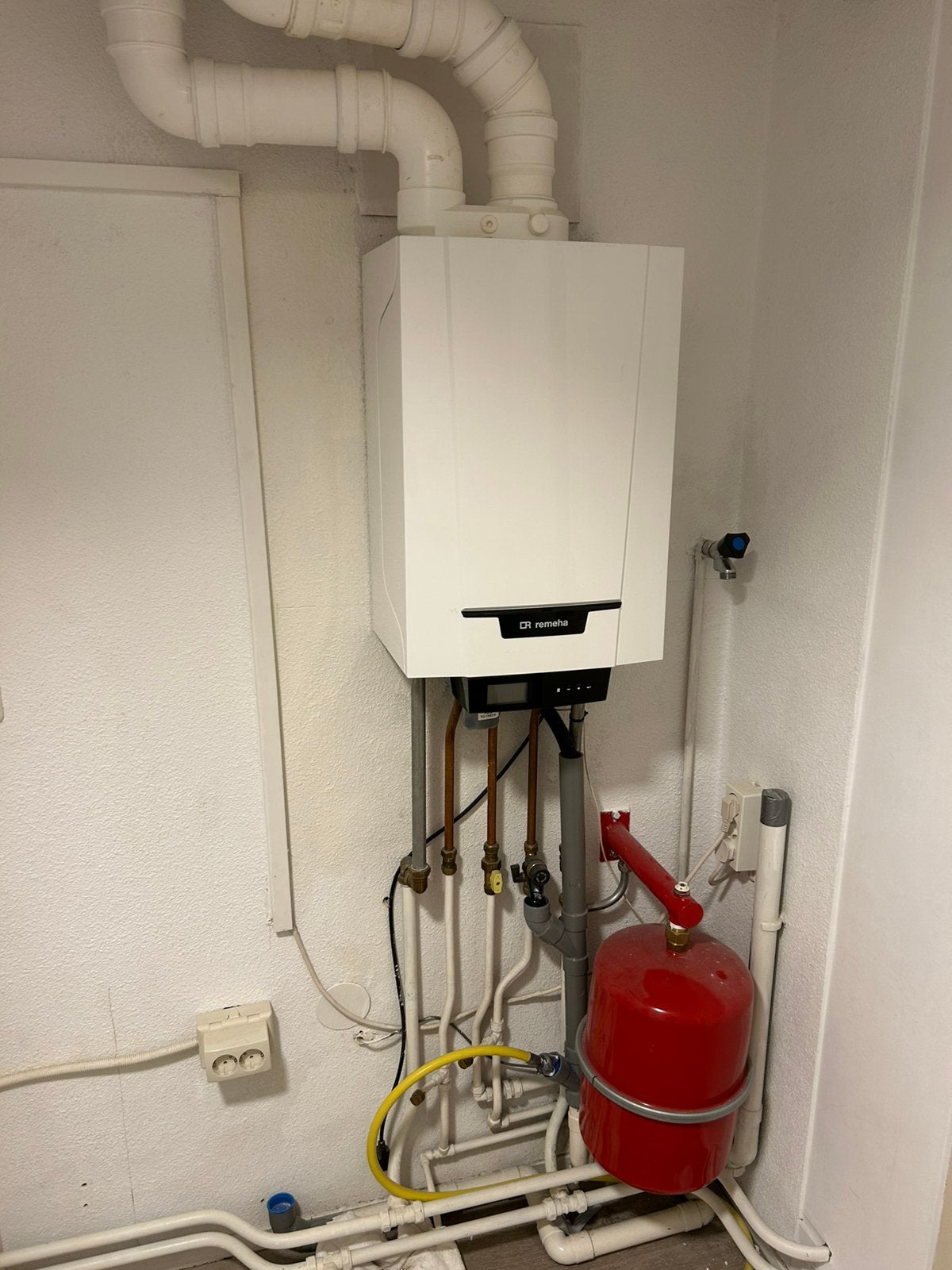 CV ketel Remeha 39C, Ophalen, 30 tot 80 cm, Gebruikt, Hoog rendement (Hr)