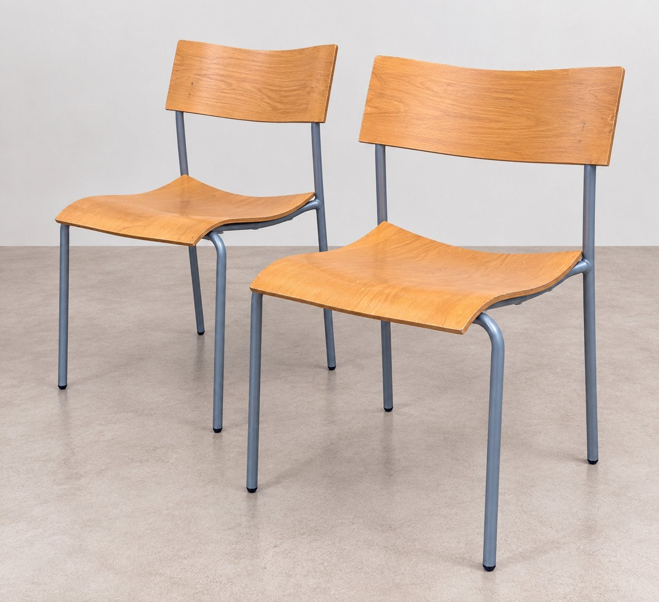 2x Lammhults Campus stoel Foersom & Hiort-Lorenzen, Gebruikt, Twee, Bruin, Ophalen of Verzenden