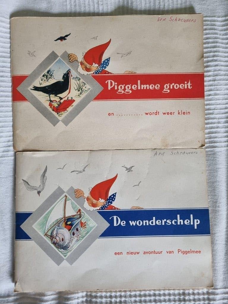 2x Album Piggelmee Originele uitgaves ingeplakte plaatjes, Ophalen of Verzenden, Gelezen