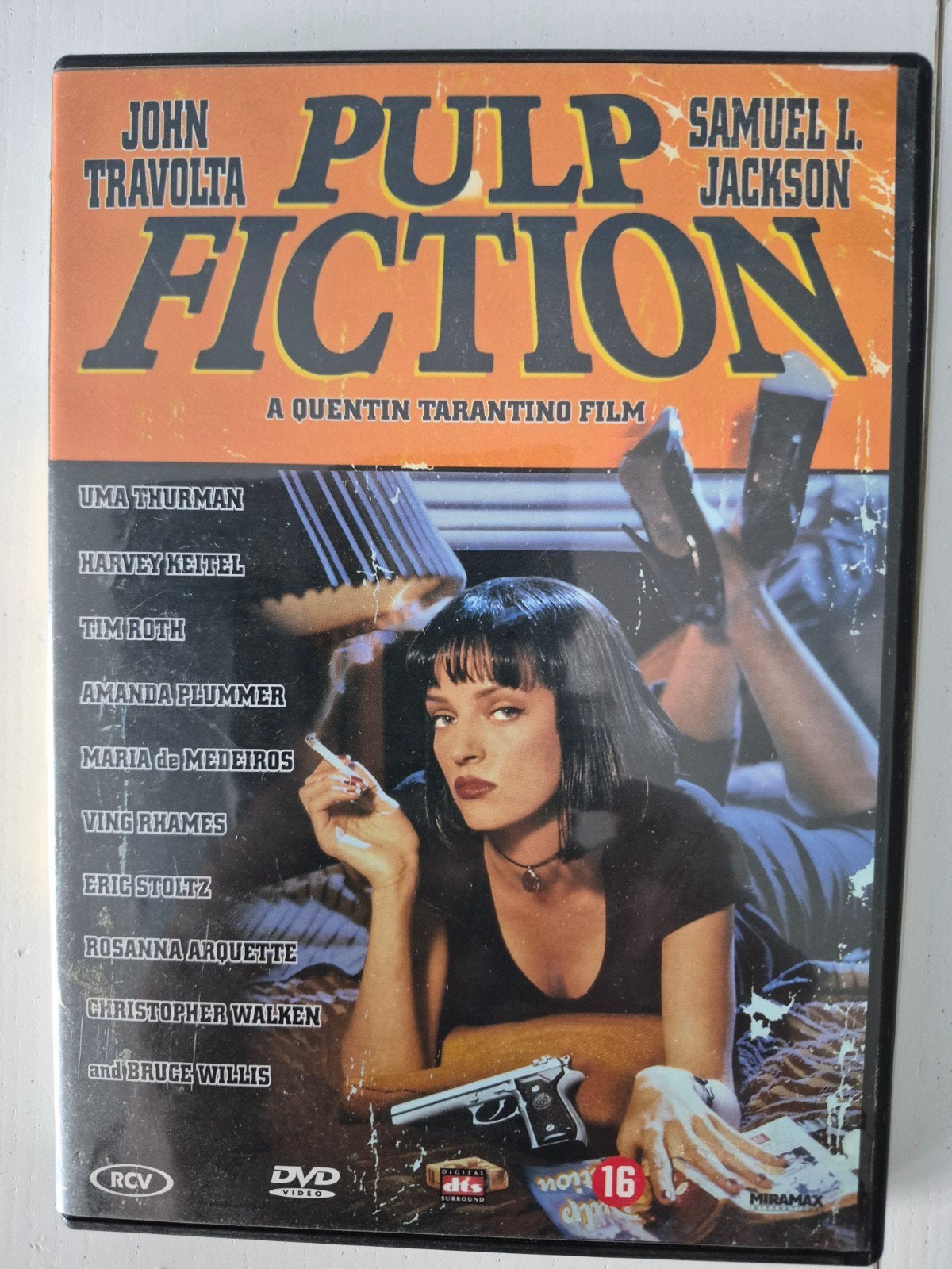 Pulp Fiction DVD - Quentin Tarantino Klassieker, Maffia en Misdaad, Vanaf 16 jaar, Nederlands, Ophalen of Verzenden