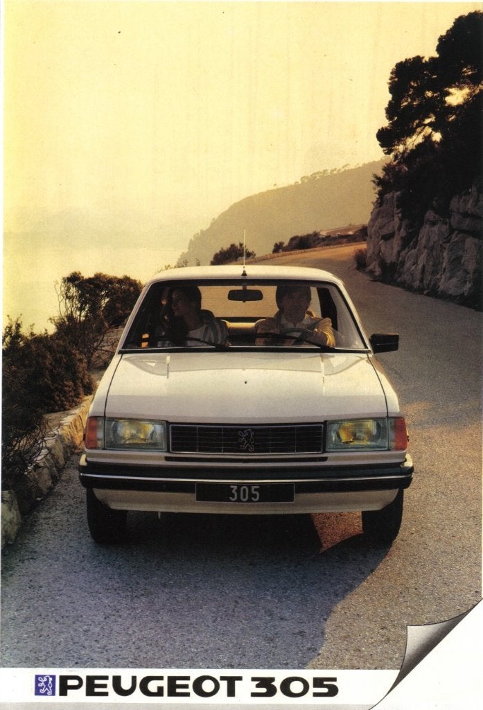 Brochure Peugeot 305 1983, Ophalen of Verzenden, Gelezen, Peugeot