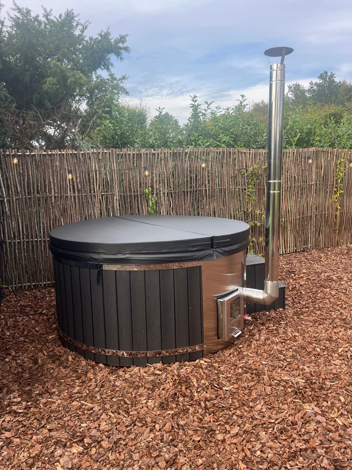 Nieuwe hottube houtgestookt ook mogelijk biodiesel gestookt, Ophalen of Verzenden, Nieuw, Vast