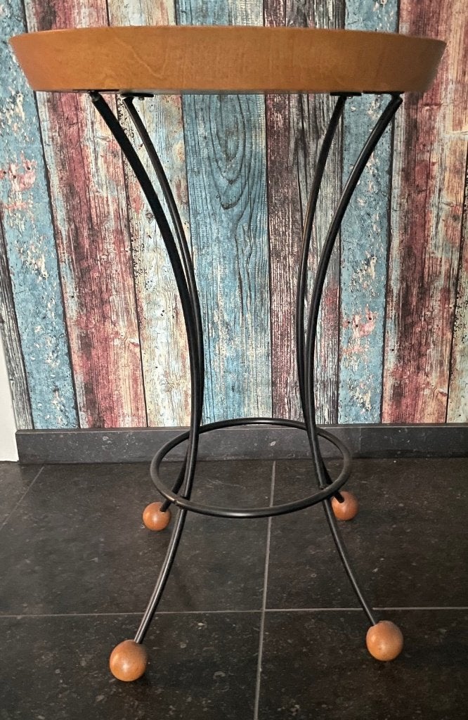 Jan des Bouvrie tafeltje, Huis en Inrichting, Tafels | Sidetables, Gebruikt, 50 tot 100 cm, Rond, 25 tot 50 cm