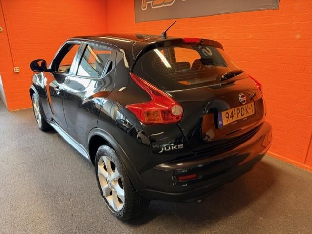 Nissan Juke 1.6 / ACENTA-ECO / AIRCO / TOPSTAAT!, Auto's, Nissan, Voorwielaandrijving, Euro 5, Stof, Zwart