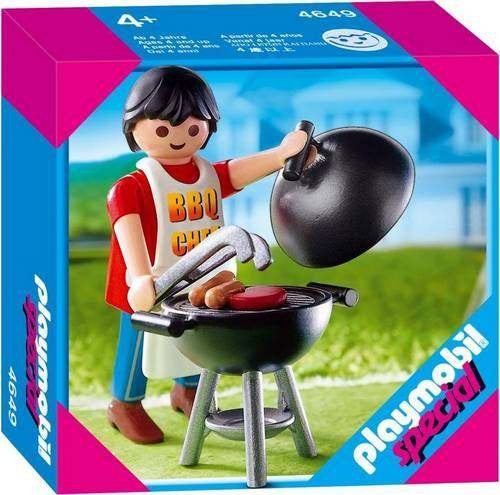 🎁 Playmobil 4649 - Man met grill 🎁, Verzenden, Nieuw, Complete set