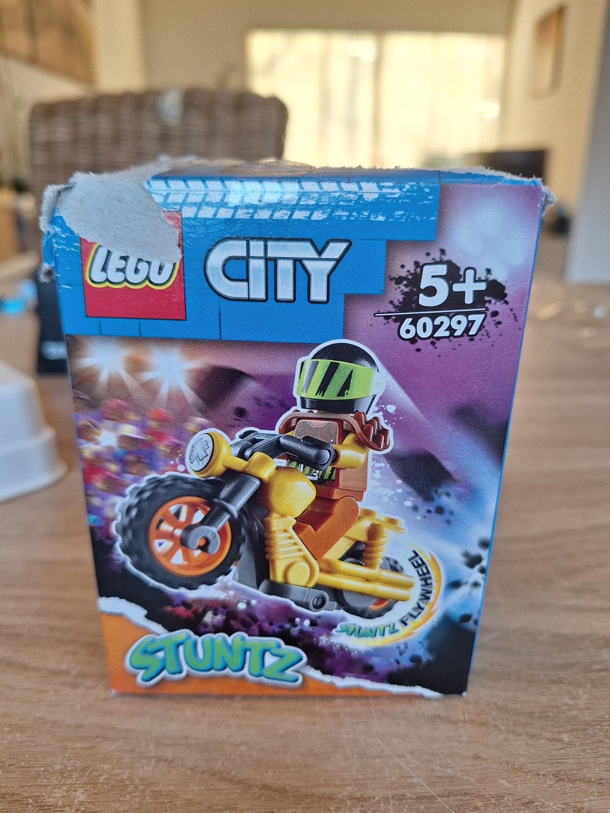 Lego City Stuntz 60297 - Wheelie Stuntmotor, Lego, Ophalen of Verzenden, Complete set, Compleet