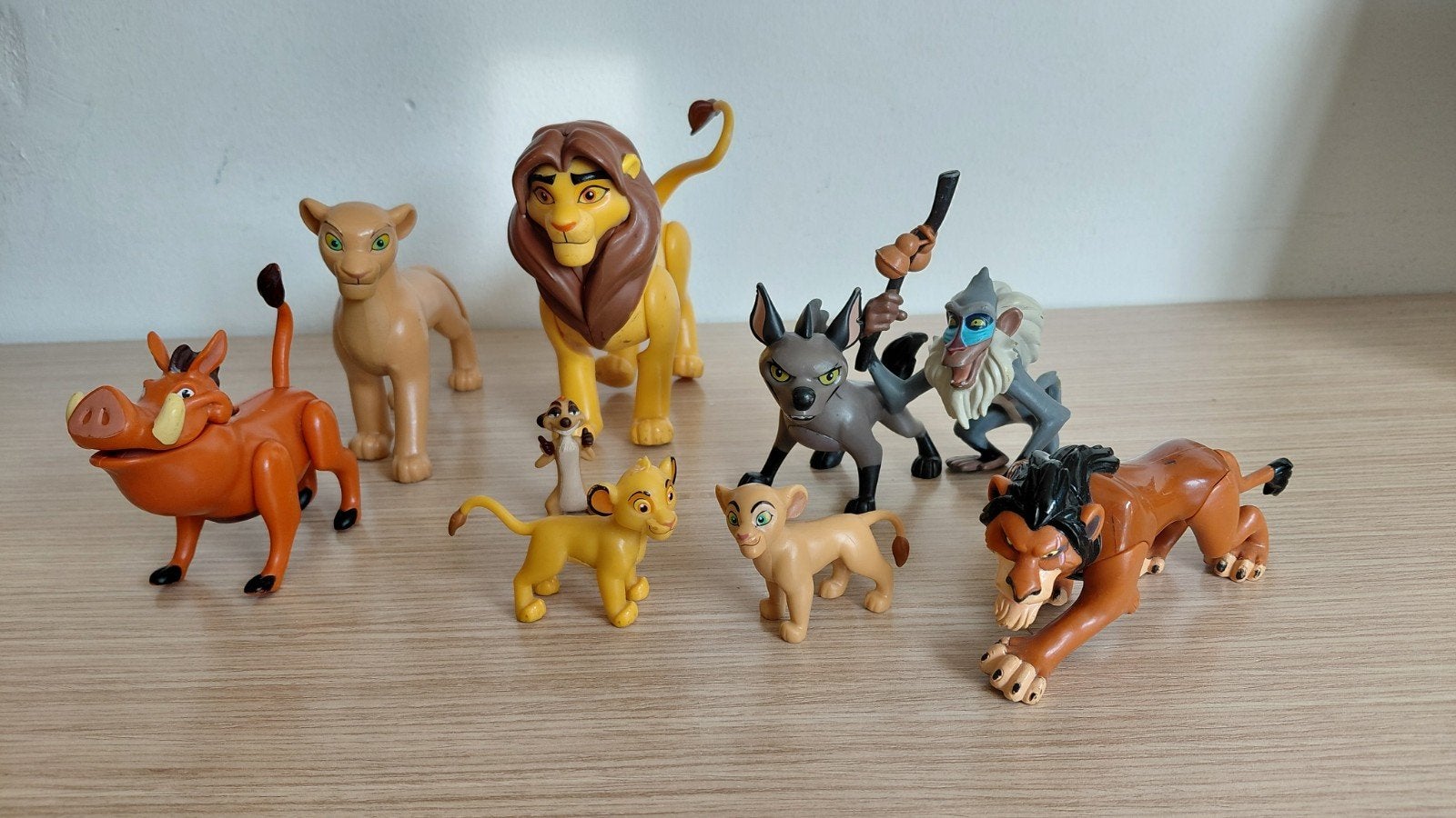 Lion king figuren set Disney, Ophalen of Verzenden, Zo goed als nieuw
