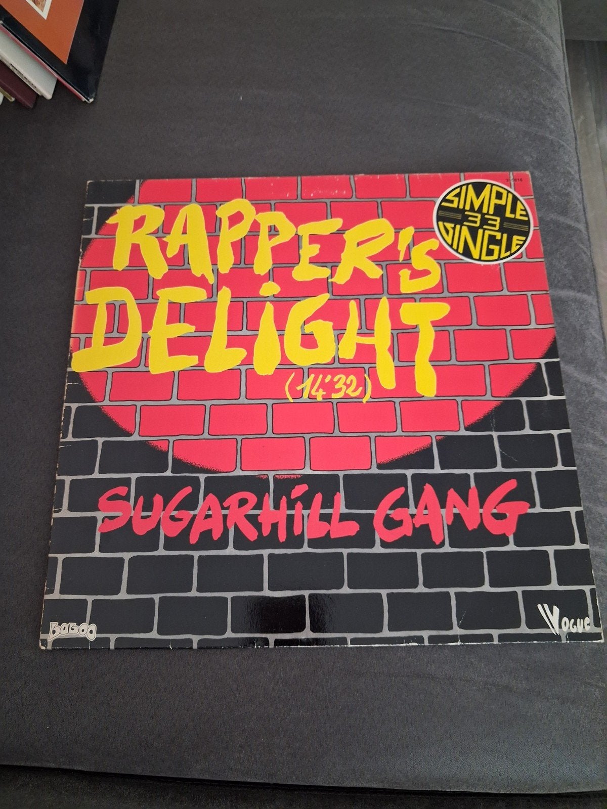Sugarhill Gang - Rapper's Delight 12 inch vinyl single, Ophalen, Gebruikt, 12 inch, LP