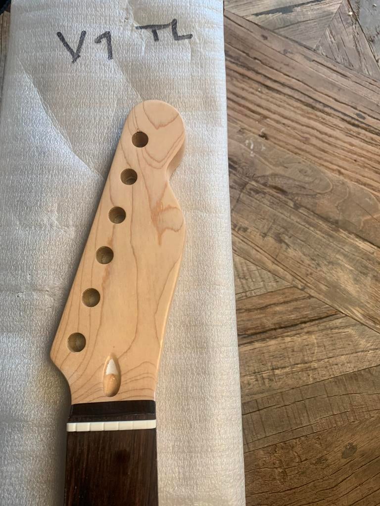 Telecaster hals” Rosewood toets- 21 fr- V profiel” TLV1, Muziek en Instrumenten, Instrumenten | Onderdelen, Verzenden, Geen, Geen