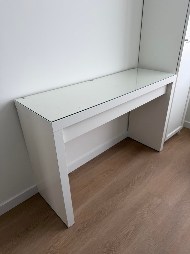 MALM Toilettafel, Huis en Inrichting, Bureaus, Ophalen of Verzenden, Zo goed als nieuw, IKEA, Wit