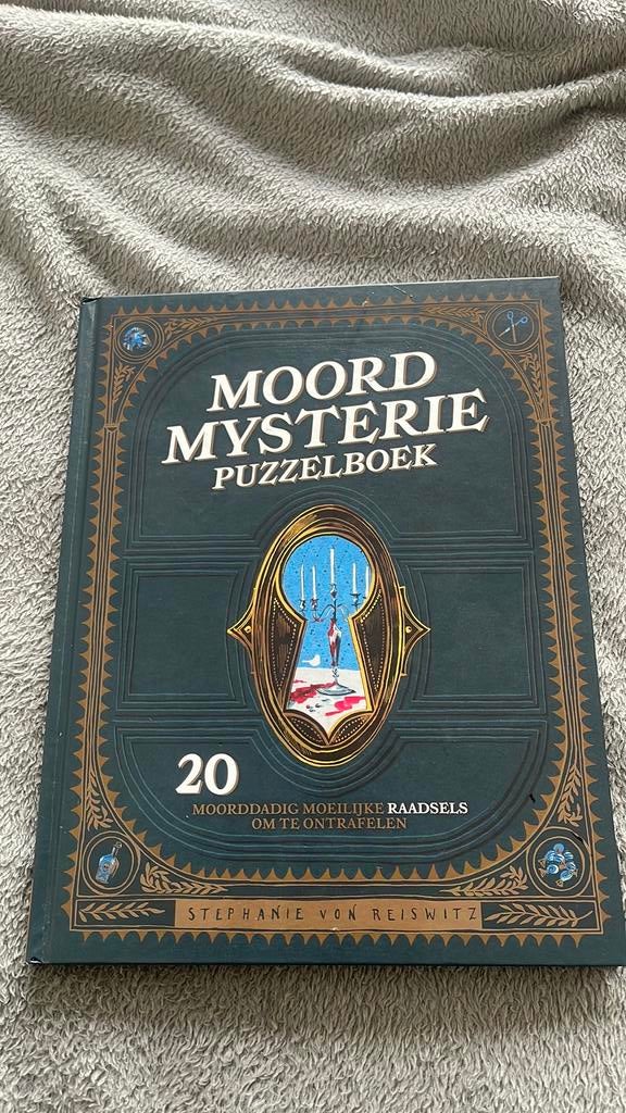 Moors mysterie puzzelboek, Antiek en Kunst, Ophalen of Verzenden