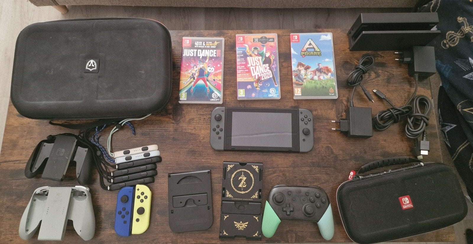 Nintendo Switch V1 Compleet met Extra's, Spelcomputers en Games, Spelcomputers | Nintendo Switch, Zo goed als nieuw, Switch Original