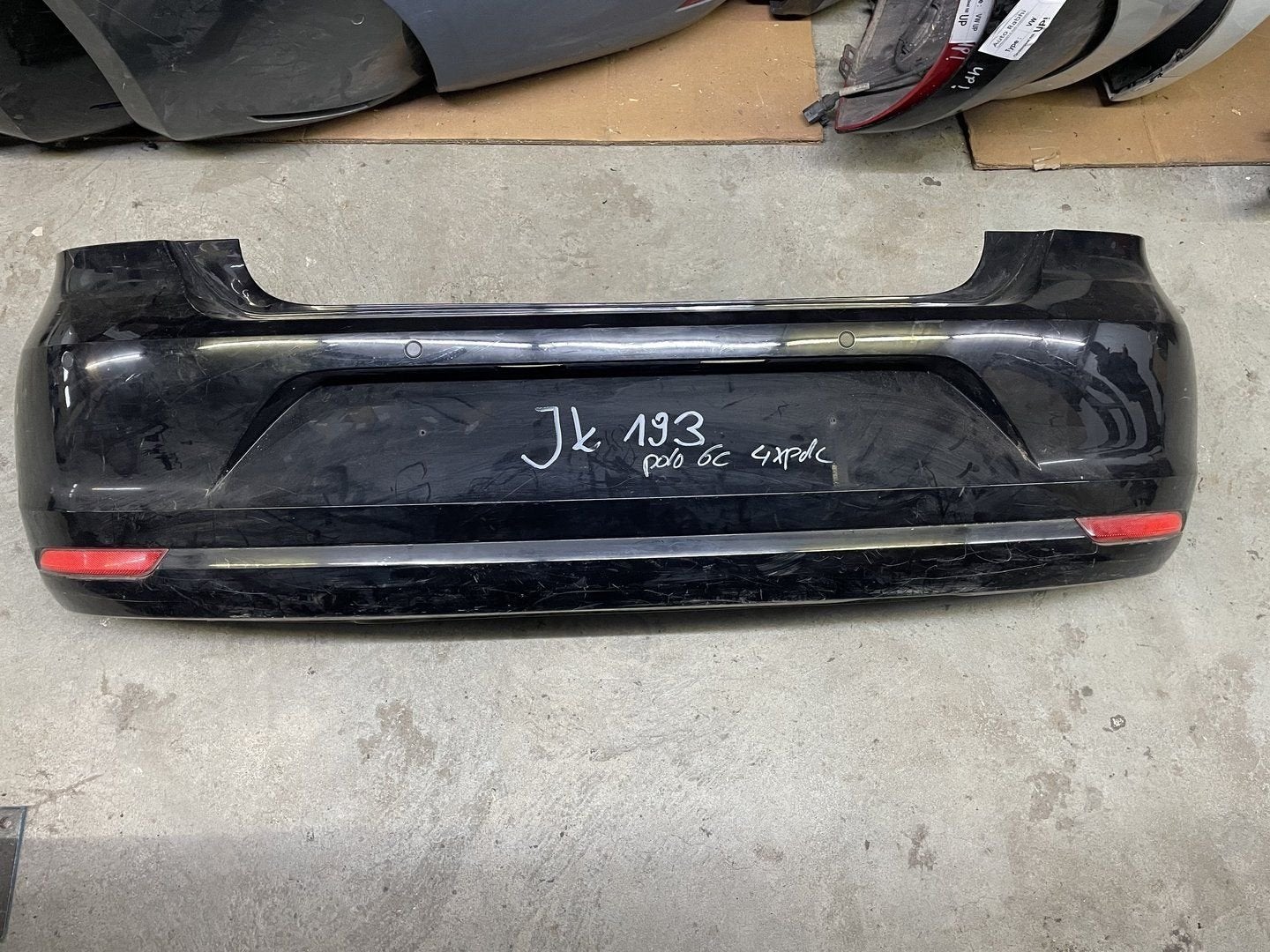 VW polo 6c achterbumper met pdc, Gebruikt, -, -, Ophalen of Verzenden