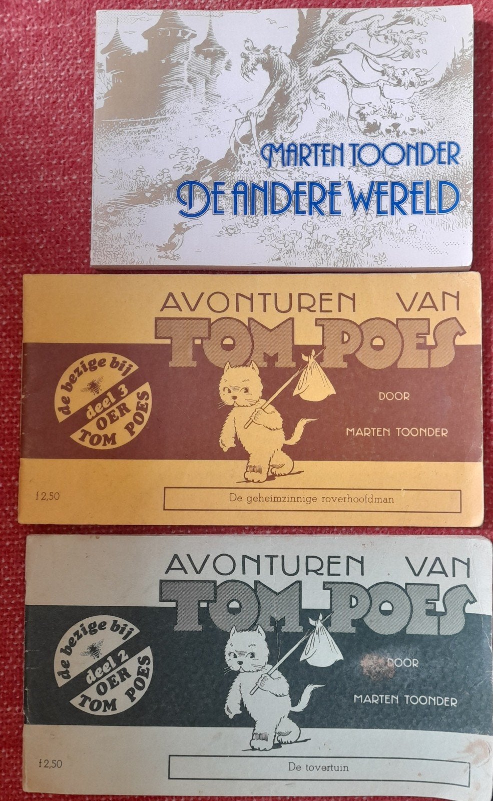 Marten Toonder - De Andere Wereld & Avonturen van Tom Poes, Boeken, Meerdere stripboeken, Ophalen of Verzenden, Gelezen