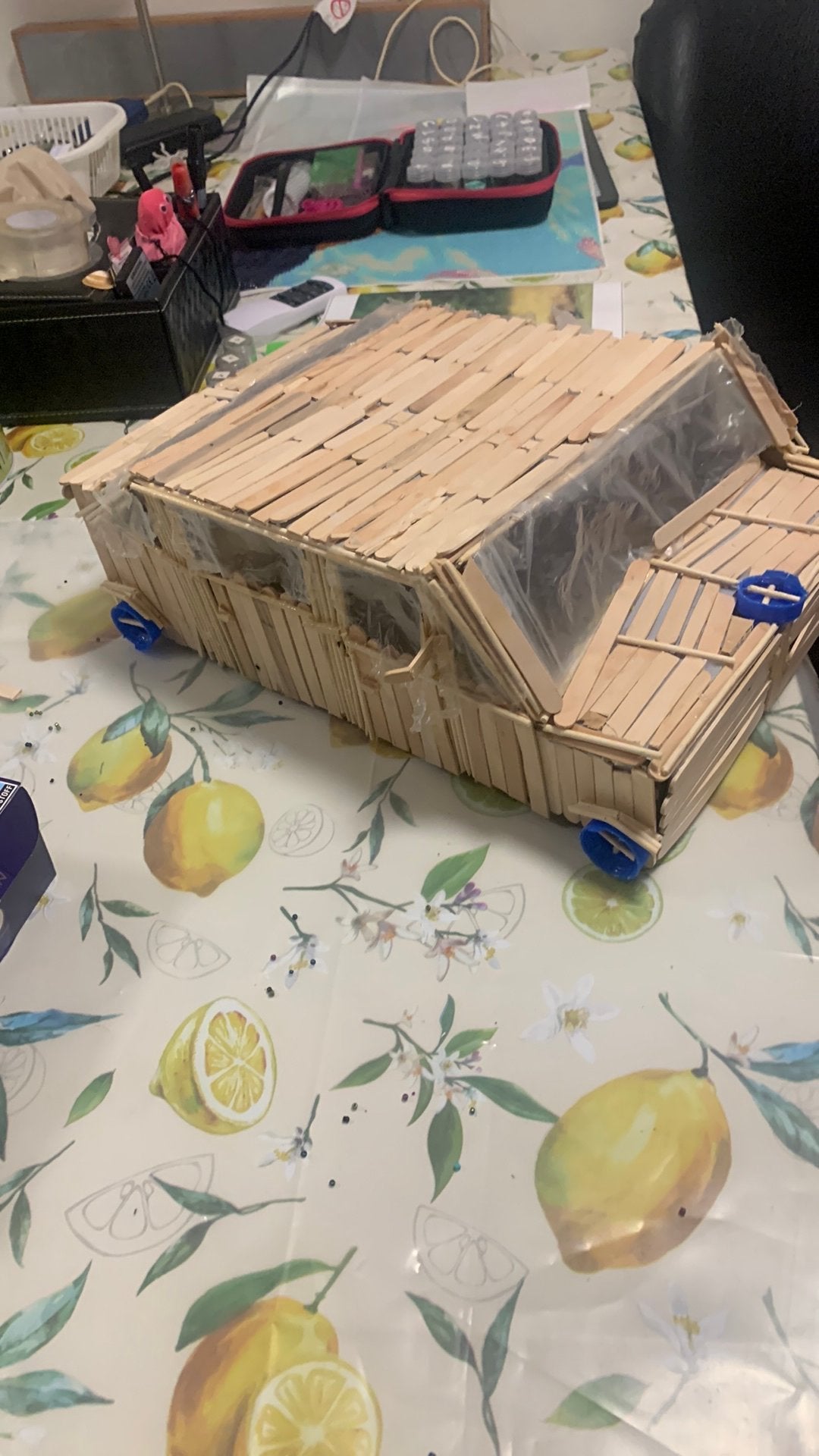 Hummer van hout, Ophalen, Voertuigen, Handgemaakt, Hout