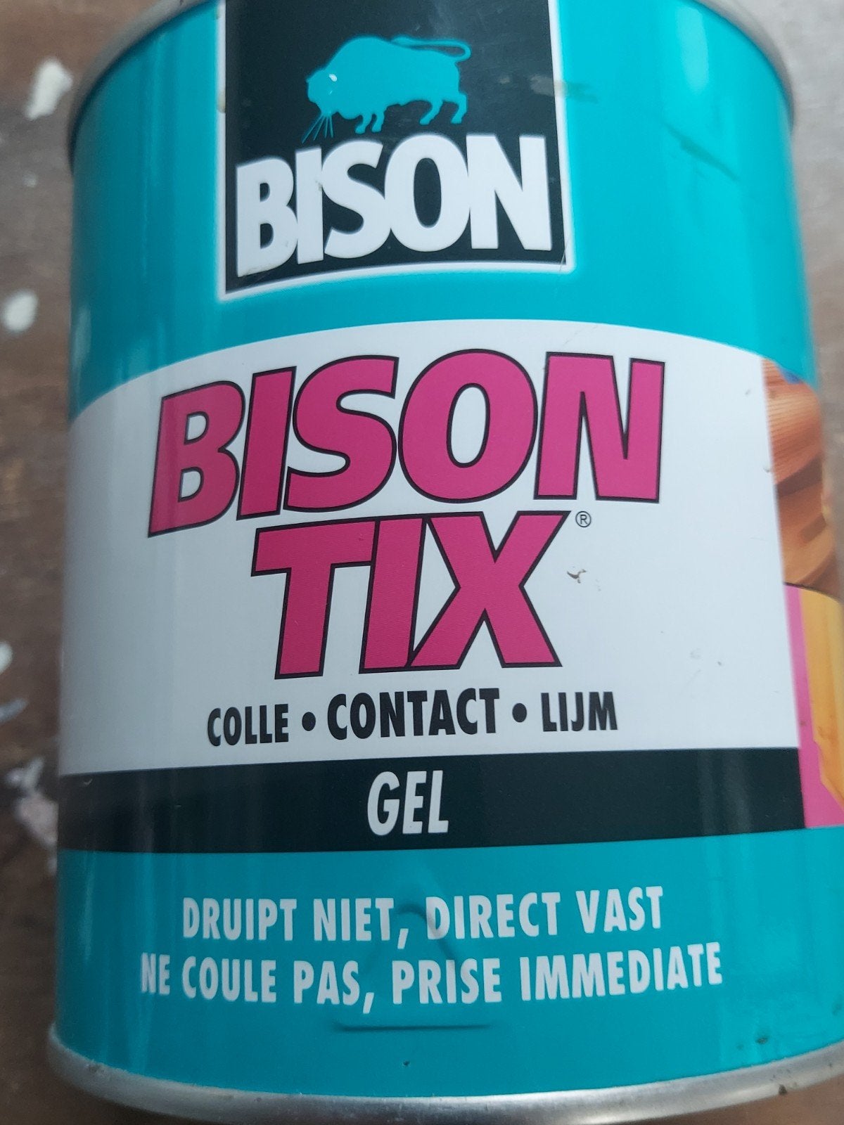 Bison Tix Contactlijm Gel 750 ml - Sterke Neopreenlijm, Ophalen of Verzenden