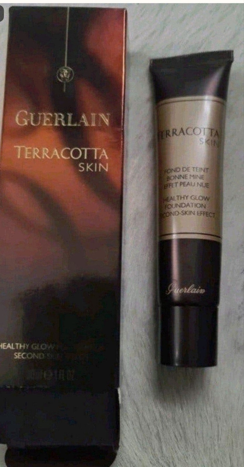 Guerlain Terracotta Skin Foundation 02 Brunettes, Gehele gezicht, Beige, Nieuw, Ophalen of Verzenden
