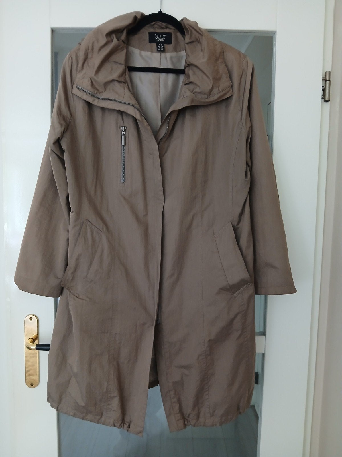 Milo Coats Beige Kaki Jas Maat 46, Beige, Maat 46/48 (XL) of groter, Ophalen of Verzenden, Milo Coats