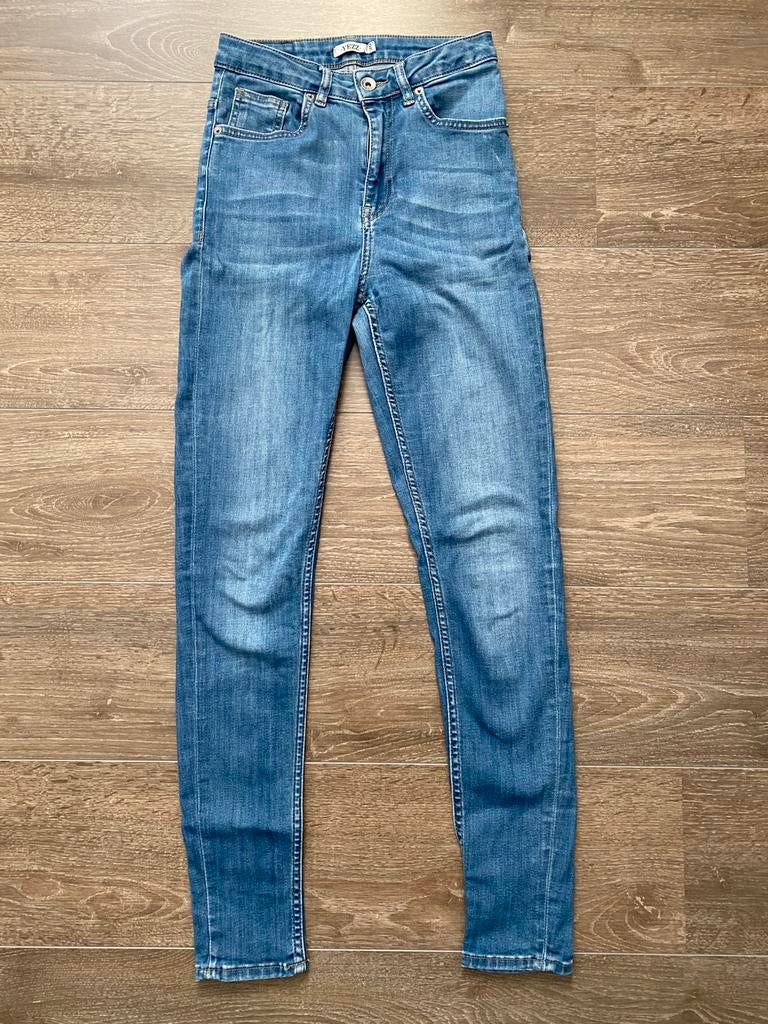 ZGAN Dames meisjes spijkerbroek skinny maat 26  34 XS YEZZ, Kleding | Dames, Blauw, Ophalen of Verzenden, Zo goed als nieuw, W27 (confectie 34) of kleiner