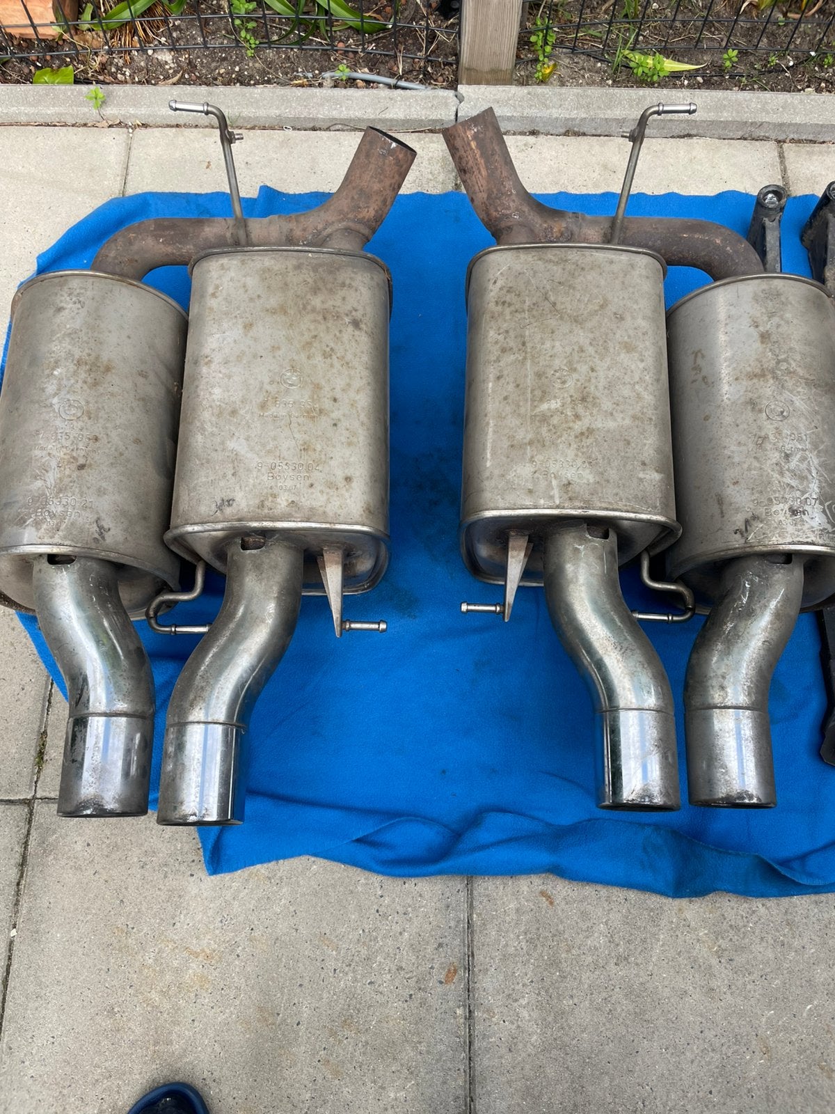 BMW e60 M5 originele einddempers, Ophalen of Verzenden, BMW