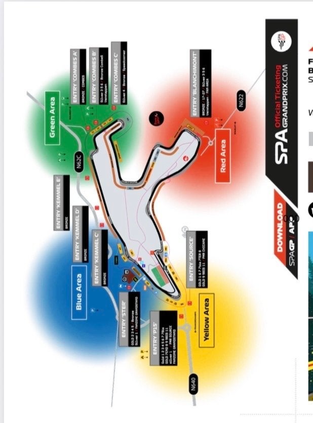F1 Spa Bronze, zaterdag ticket, Verzenden, Formule 1