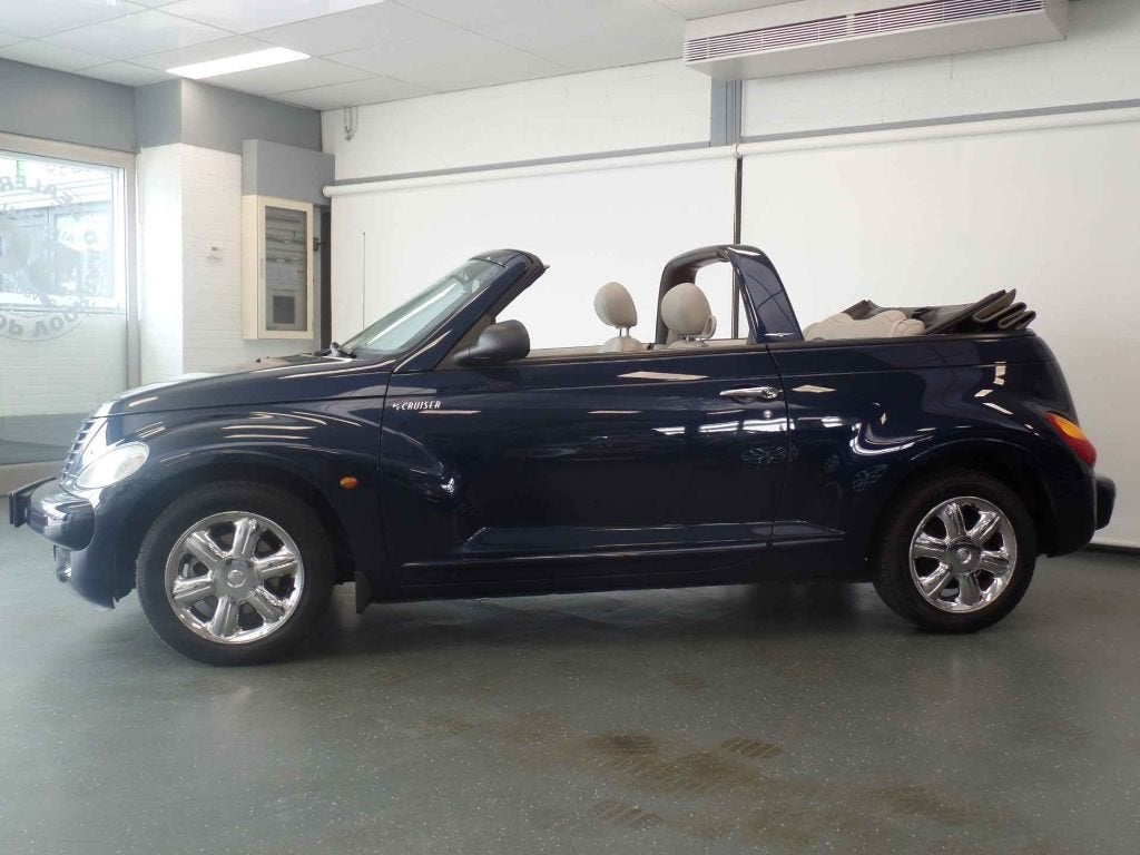 Chrysler PT Cruiser 2.4 I 16V Cabrio 2006 Blauw, Auto's, Chrysler, Voorwielaandrijving, 450 kg, Beige, Cabriolet