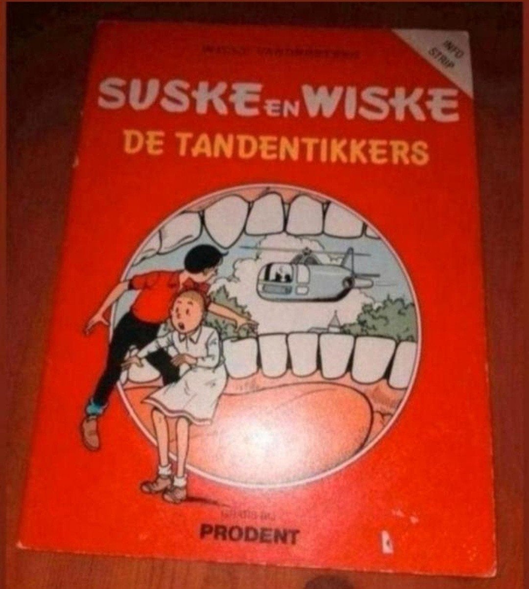 Suske en Wiske - De Tandentikkers (Info Strip), Ophalen of Verzenden