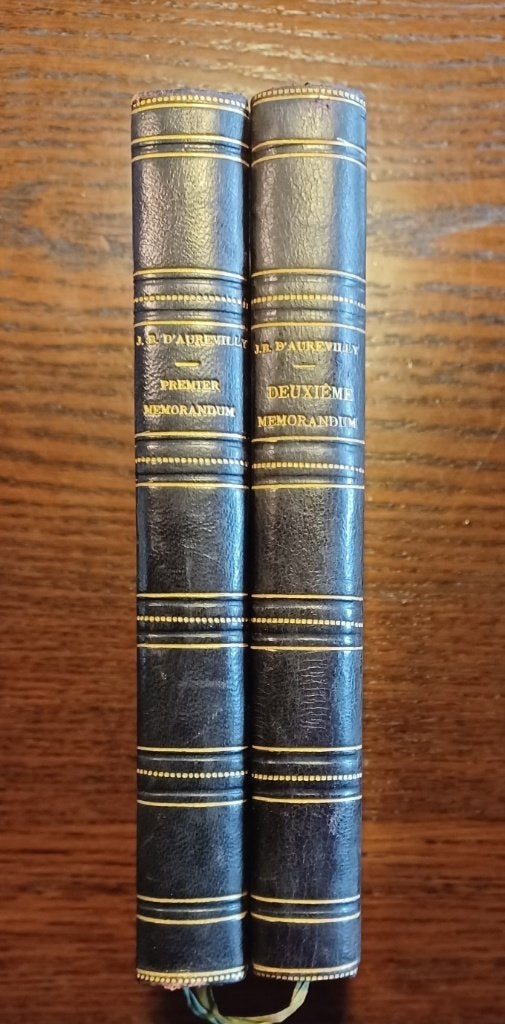 Barbey d'Aurevilly - Memorandum I.II, Ophalen of Verzenden, Gelezen